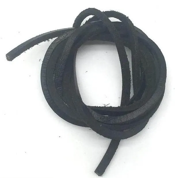 1 Pair Flat Leather Shoelaces 24 to 63 inches