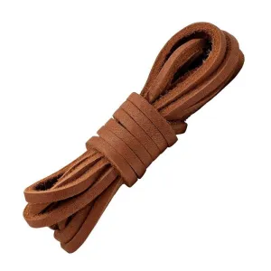 1 Pair Flat Leather Shoelaces 24 to 63 inches