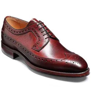 BARKER Calvay Shoes - Mens Country Brogues - Cherry Grain