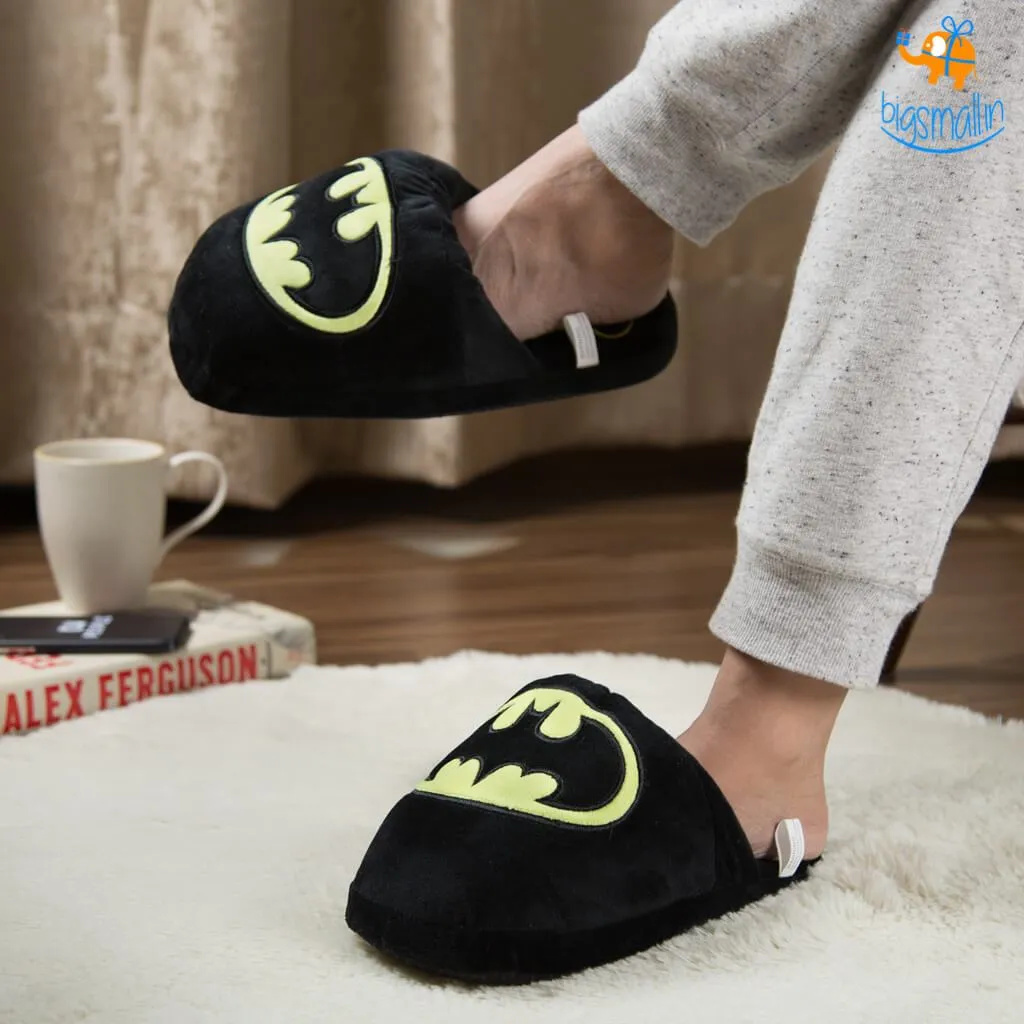 Batman Plush Slippers (UK Size 3 - 7)