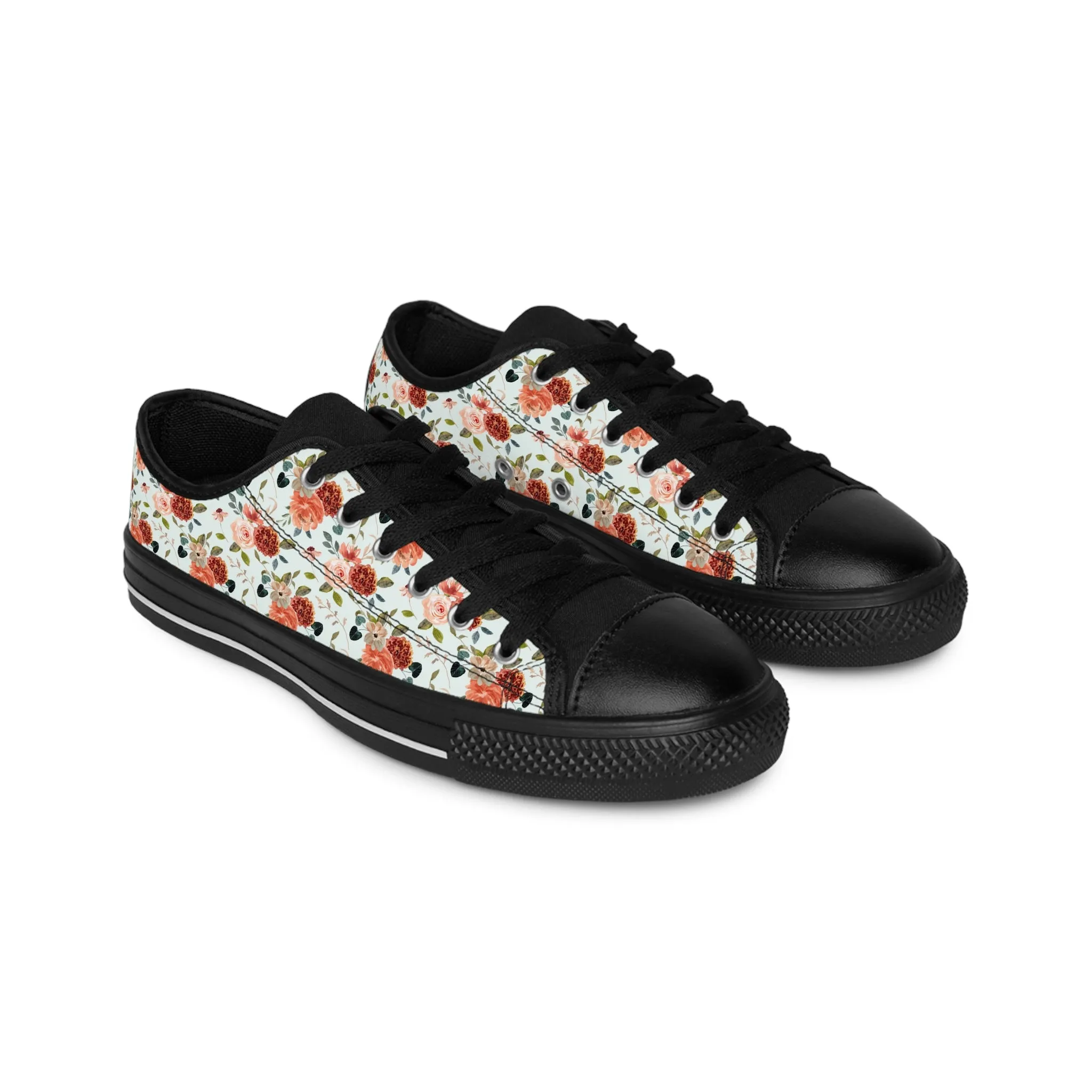 Beautiful Watercolor Flowers Women's Sneakers