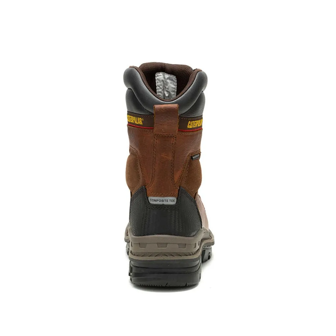 CAT Hauler XL Men's 8" Composite Toe Work Boot 725891 - Brown