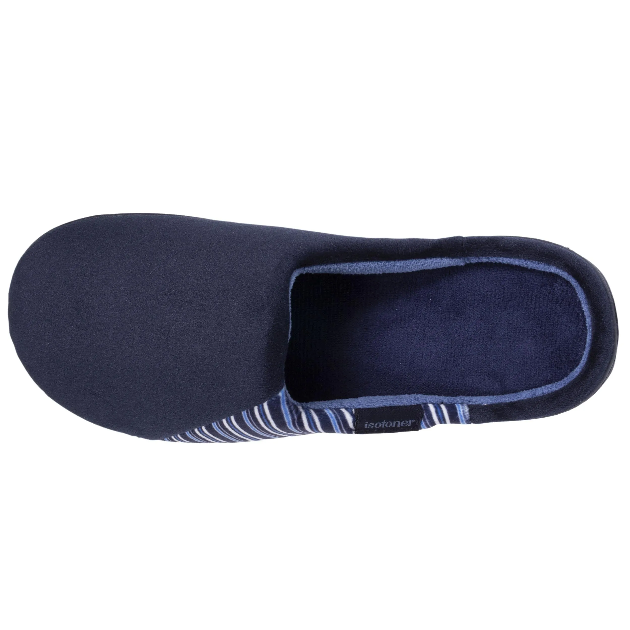 Chaussons mules Homme Marine rayures