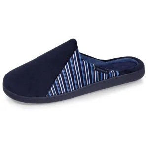 Chaussons mules Homme Marine rayures