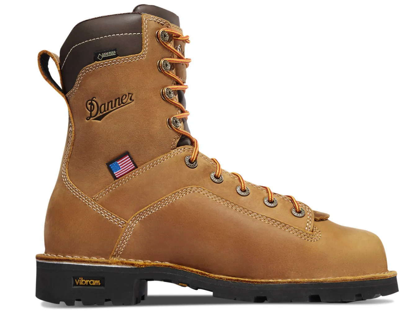 DANNER QUARRY MEN’S  8 INCH USA MADE SOFT TOE WORK BOOT