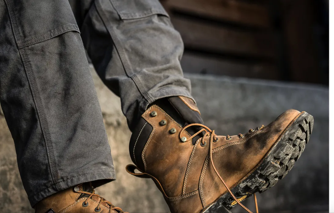 DANNER QUARRY MEN’S  8 INCH USA MADE SOFT TOE WORK BOOT