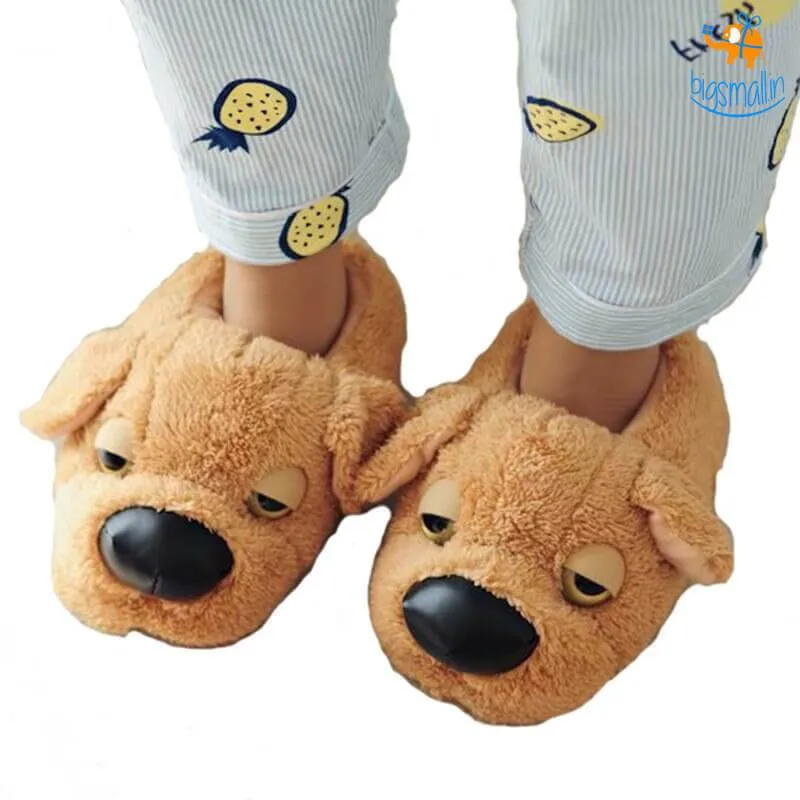 Doggo Plush Slippers (UK Size 3 - 7)