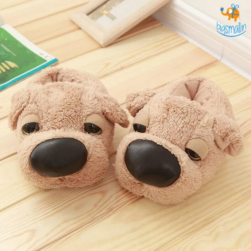 Doggo Plush Slippers (UK Size 3 - 7)