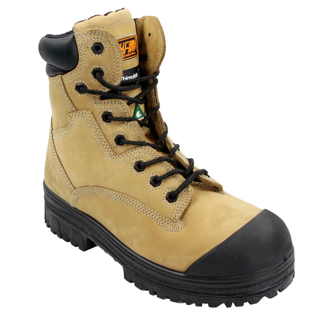 DuraDrive Men's CSA TUNDRA 8 in. Composite Toe Metal Free Cow Nubuck Insulated Work Boots