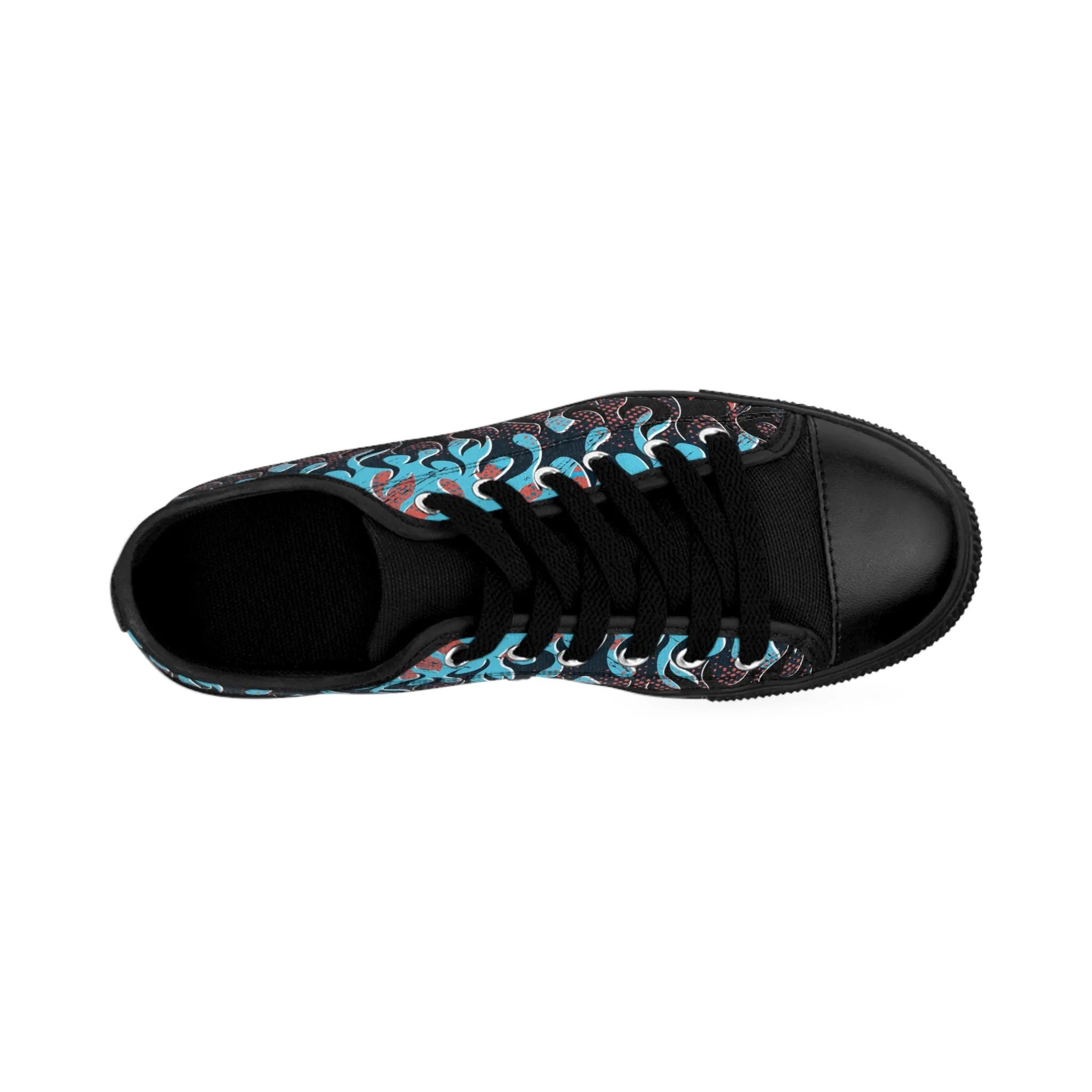 Fire Flames Women's Sneakers