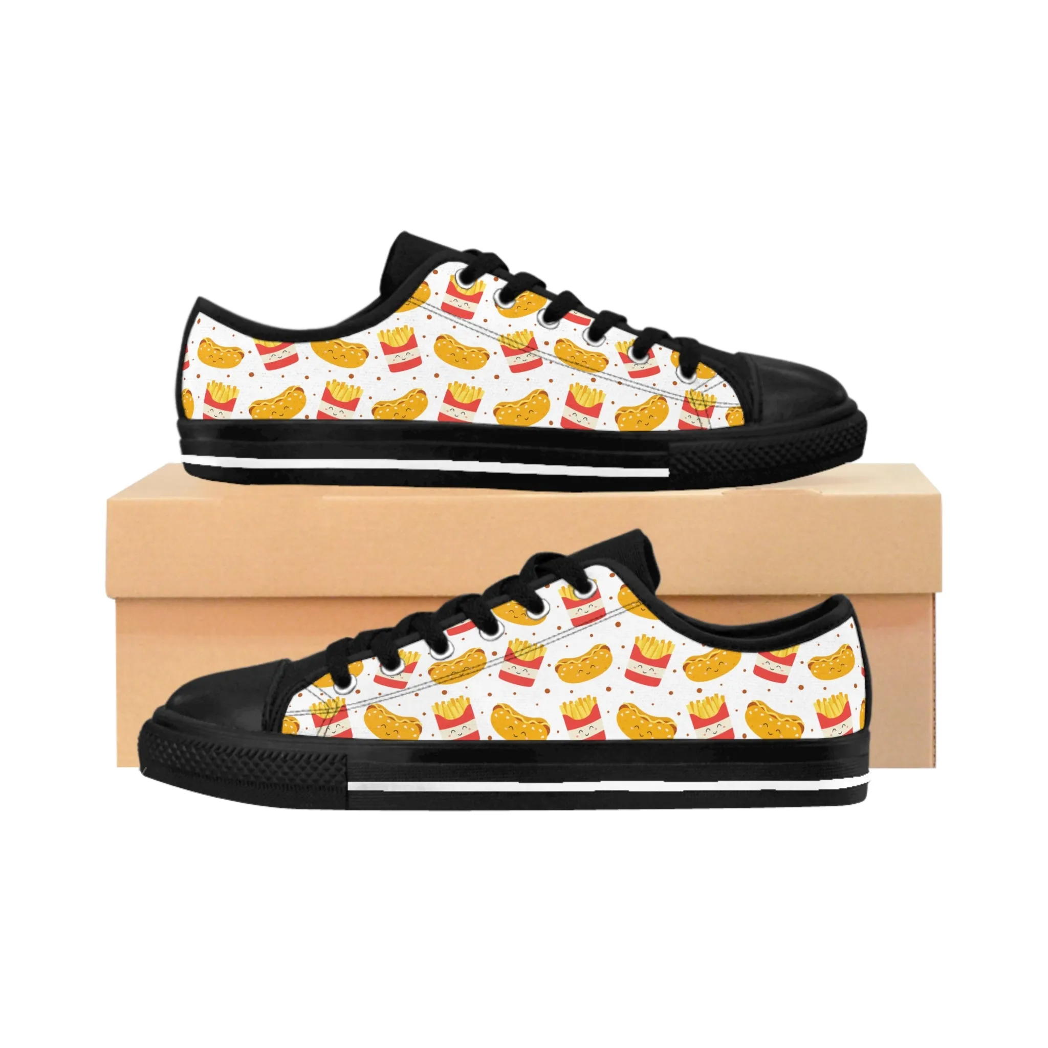 Hot Dog and Fries Women's Sneakers