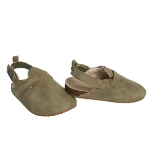 Infant & Toddler Neutral Dark Green Clog With Strap