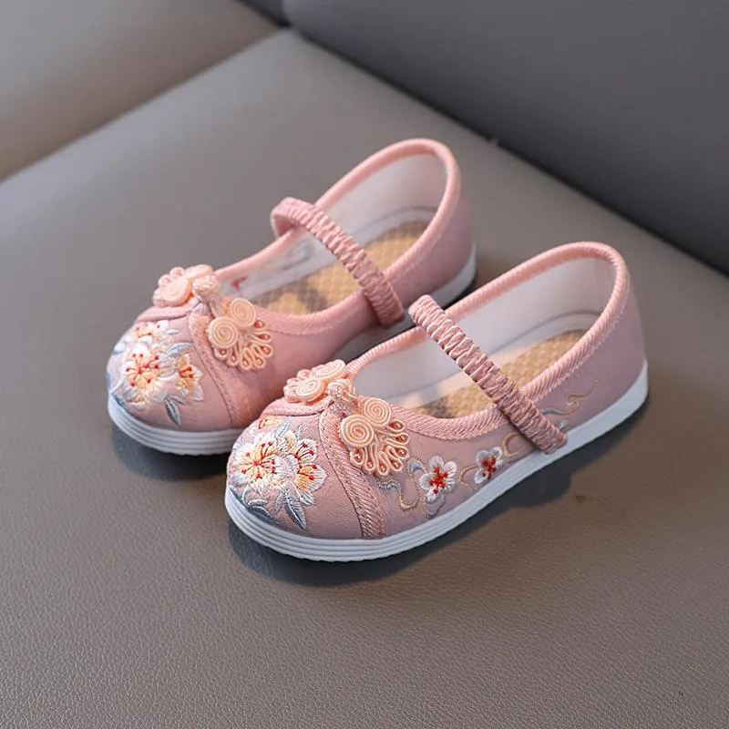 Kids' Traditional Chinese Embroidered Shoes