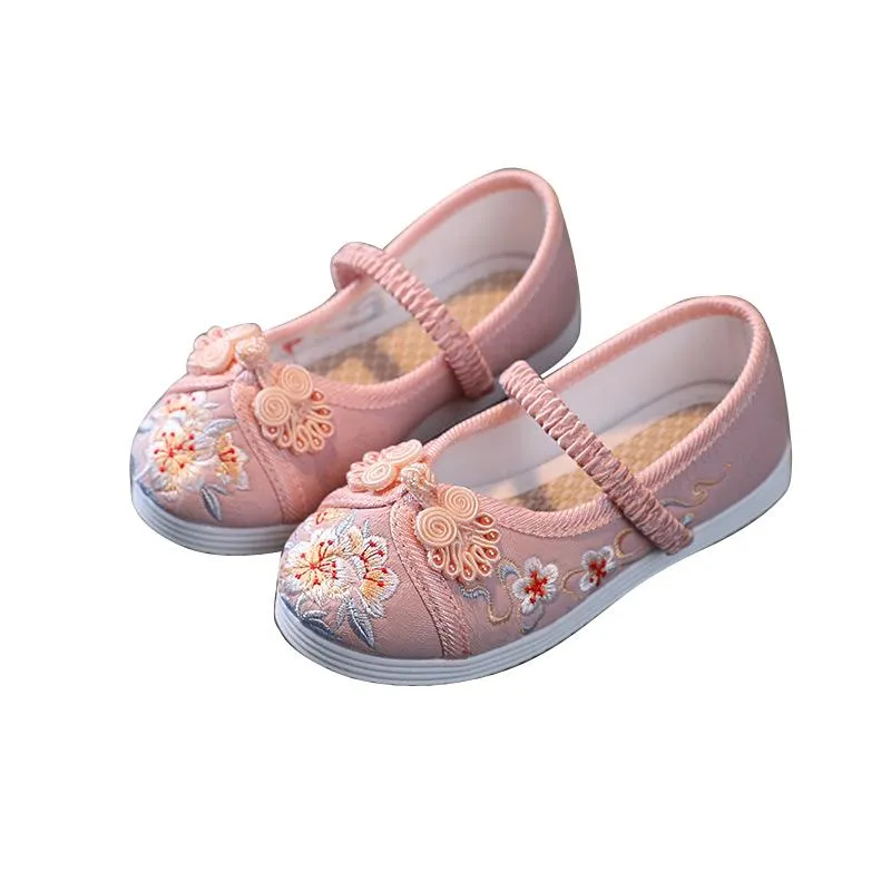 Kids' Traditional Chinese Embroidered Shoes