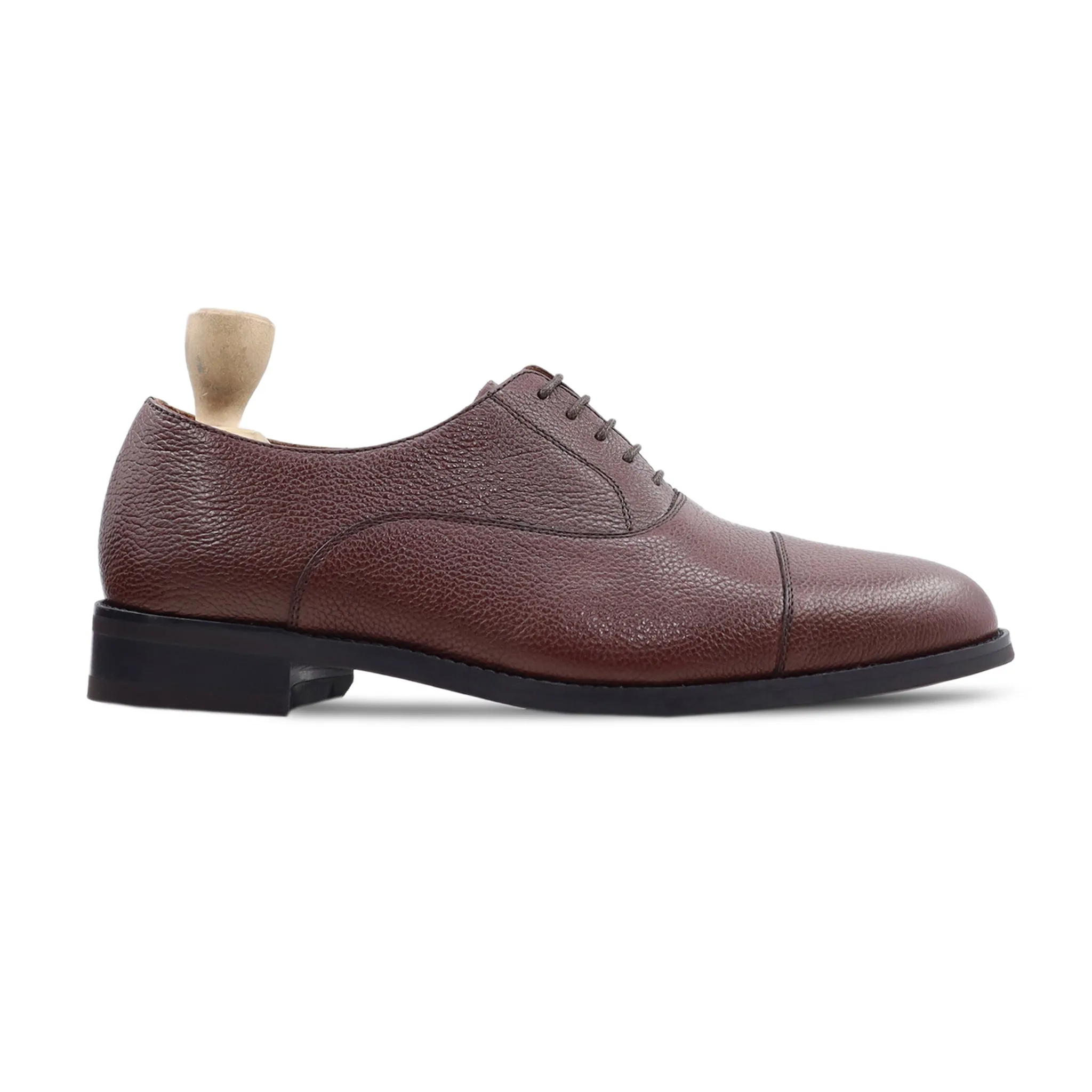 Kotka - Men's Oxblood Pebble Grain Leather Oxford Shoe