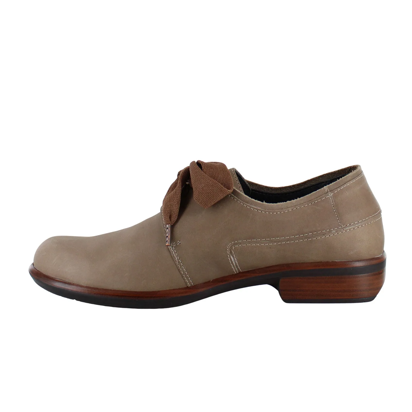 Naot Blizzard Oxford (Women) - Bark Nubuck