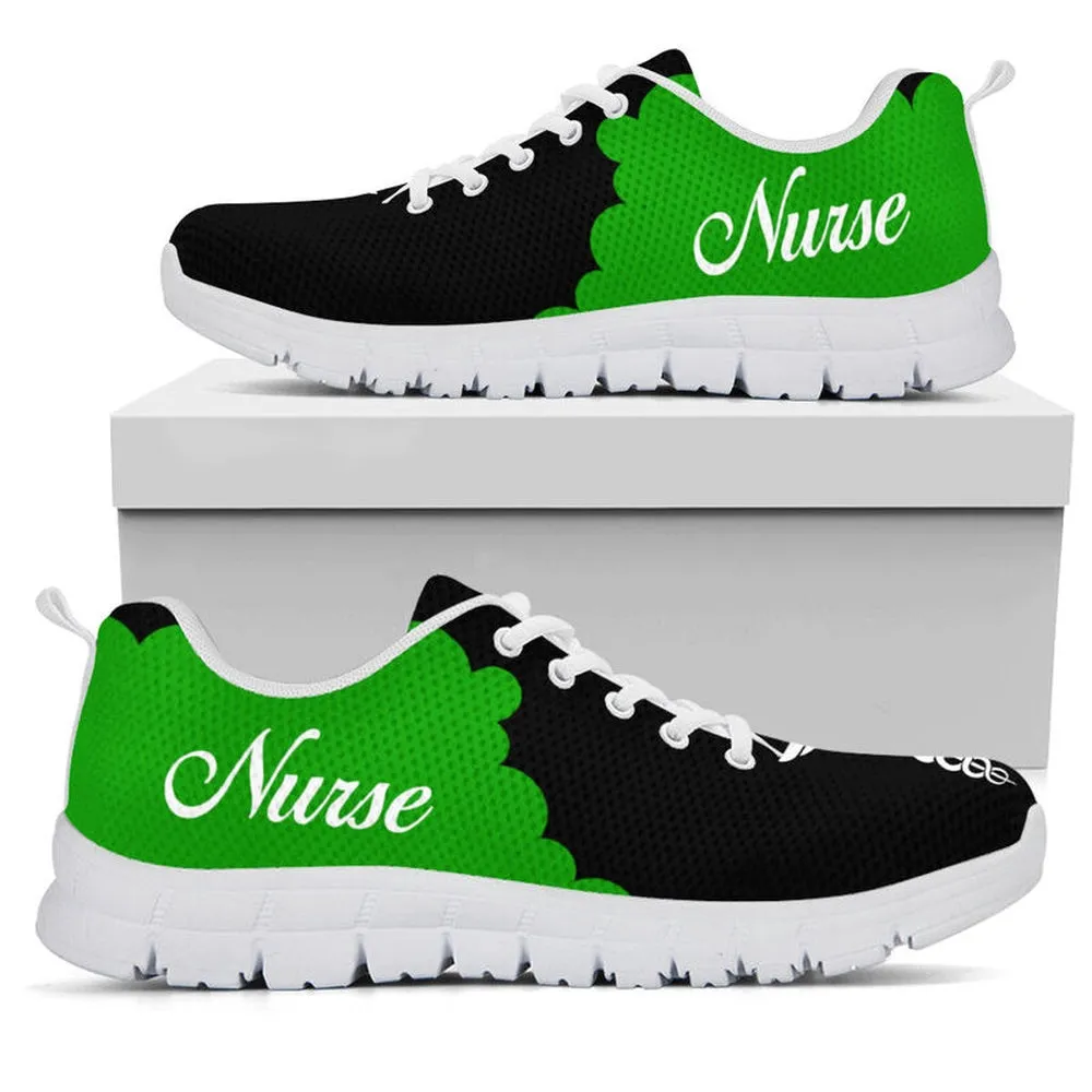 Nurse Sneaker, Nurse Green Sneakers Shoes, Best Shoes For Nurses