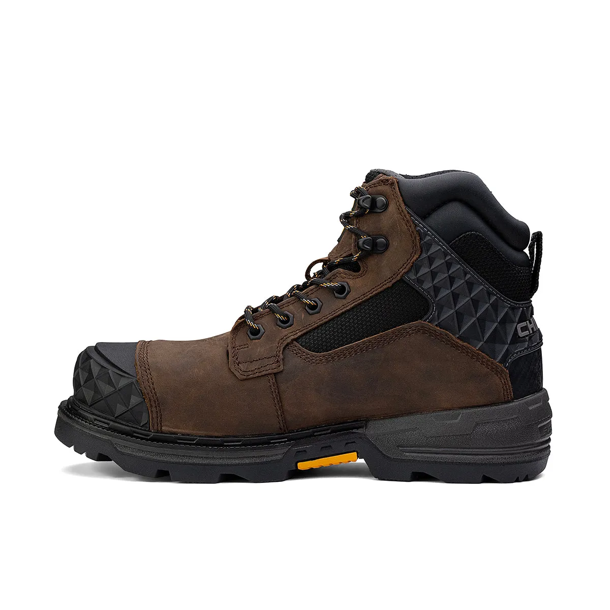 Pallet Jack 6" Comp Toe Men’s Waterproof Work Boot – Brown