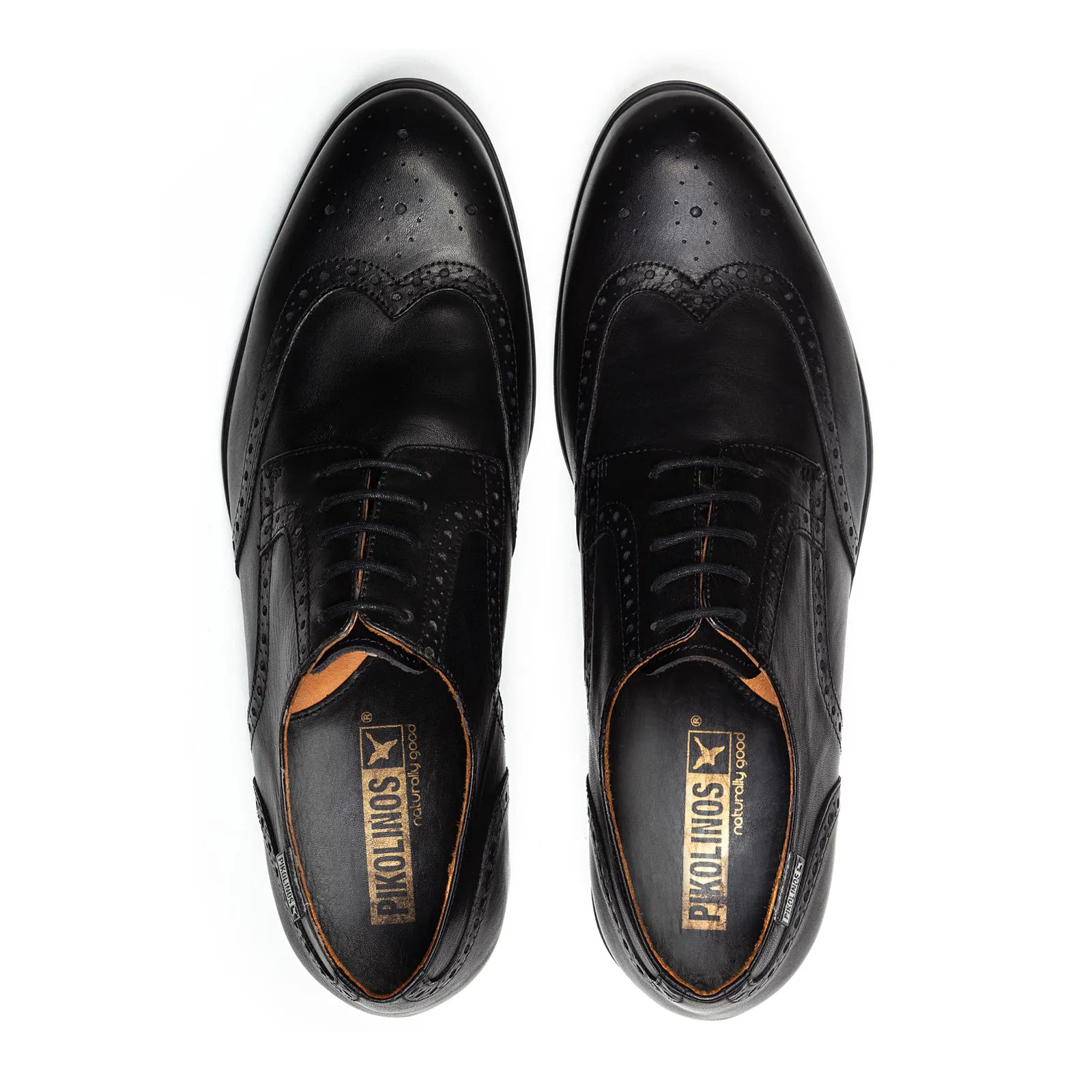 Pikolinos Bristol M7J-4186 Oxford (Men) - Black Leather