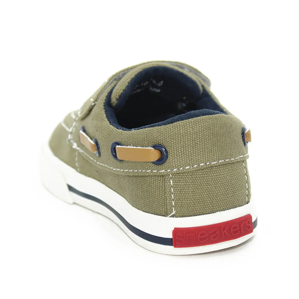 See Kai Run Elias Khaki Navy Infants Walkers Toddlers Kids Boys - Kids Shoes