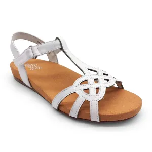 Silver Lining Women's Dhara White