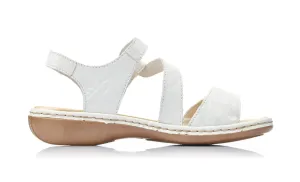 WOMEN'S RIEKER REGINA C7 SANDAL | WHITE