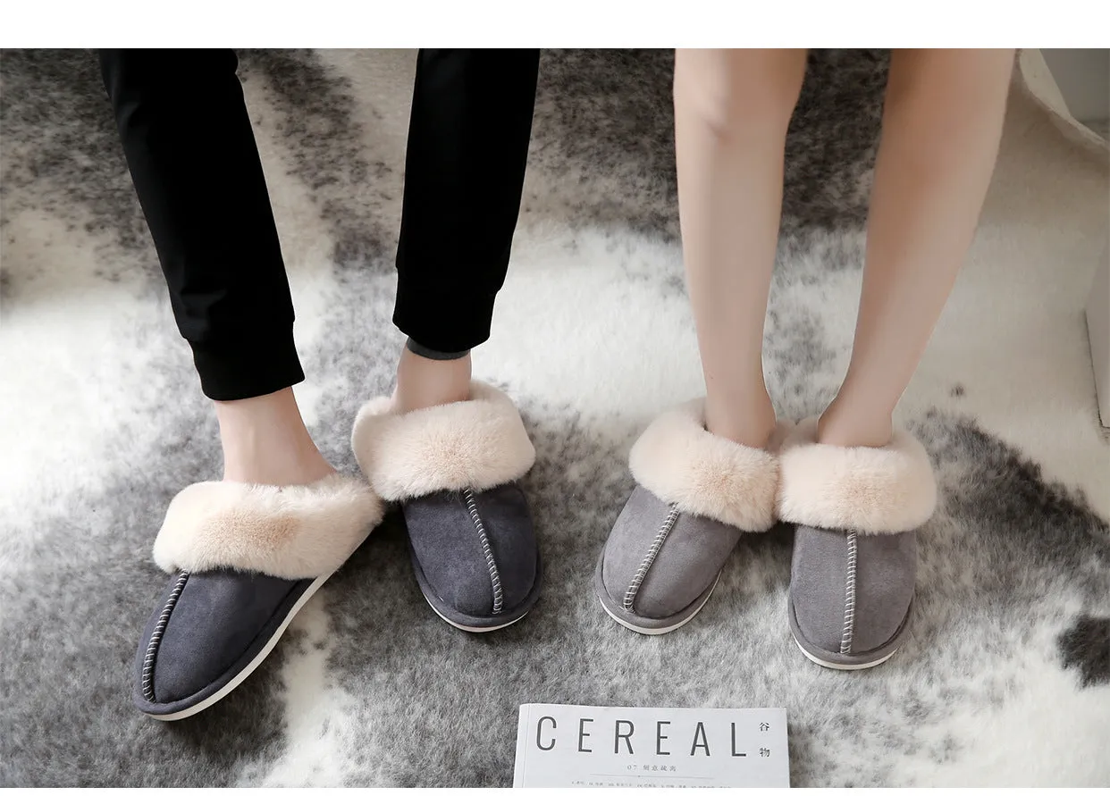 Womens Warm and Plush Clog Slippers