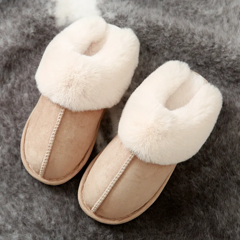 Womens Warm and Plush Clog Slippers