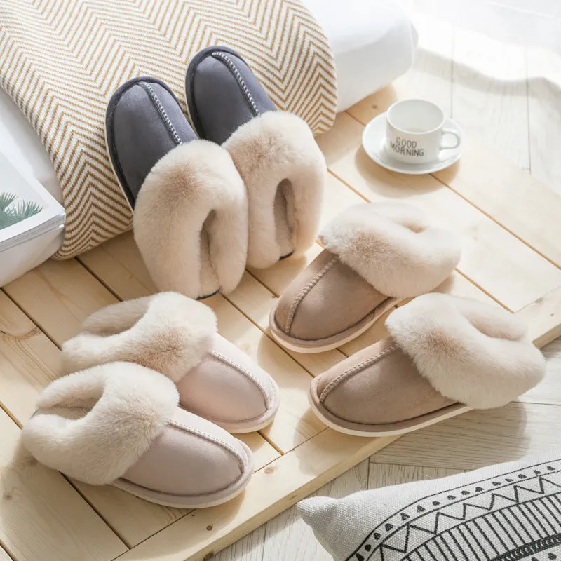 Womens Warm and Plush Clog Slippers