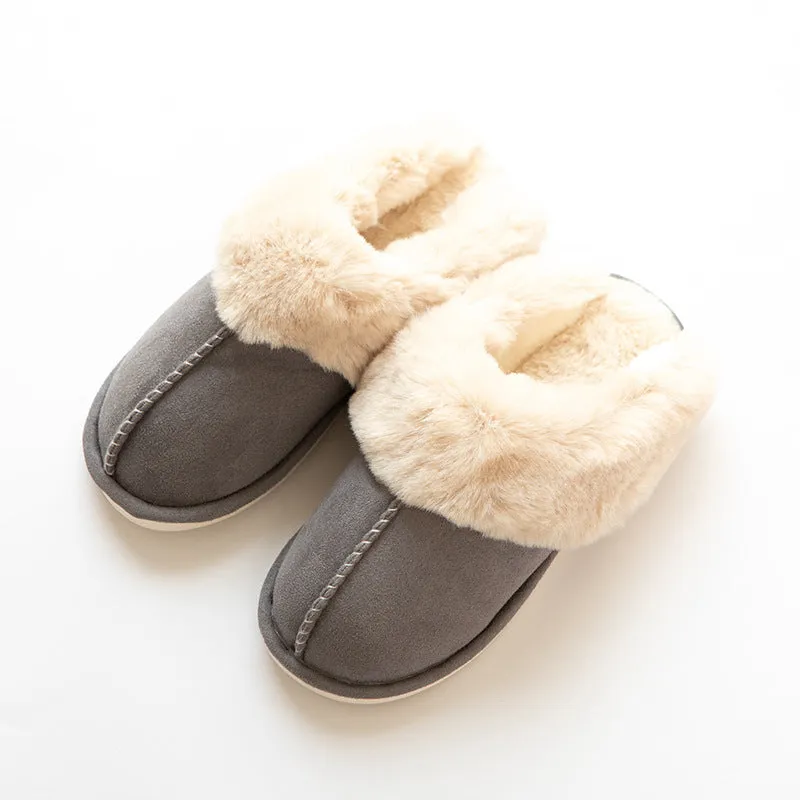 Womens Warm and Plush Clog Slippers