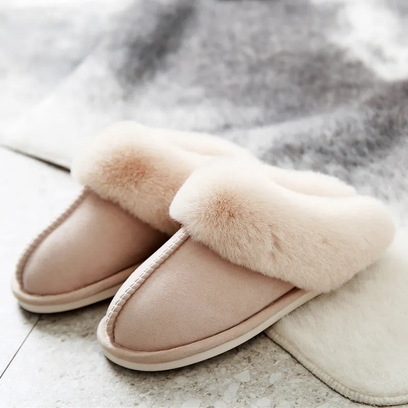 Womens Warm and Plush Clog Slippers