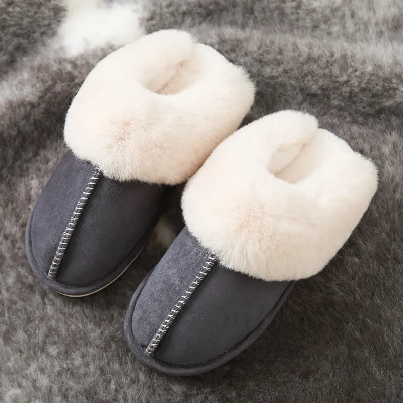 Womens Warm and Plush Clog Slippers