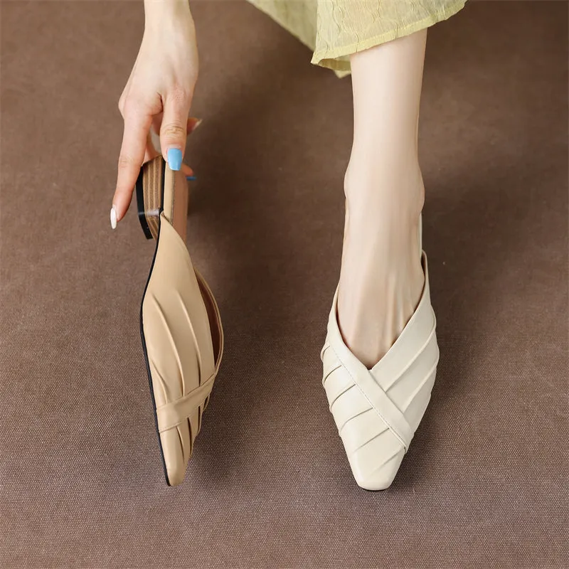 Zelie Flat Mules Shoes