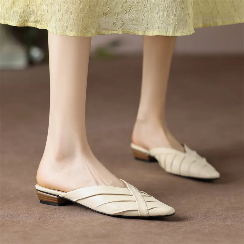 Zelie Flat Mules Shoes